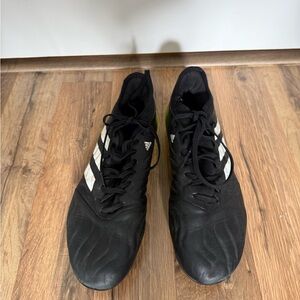 Adidas Men's Black and White Athletic Shoes